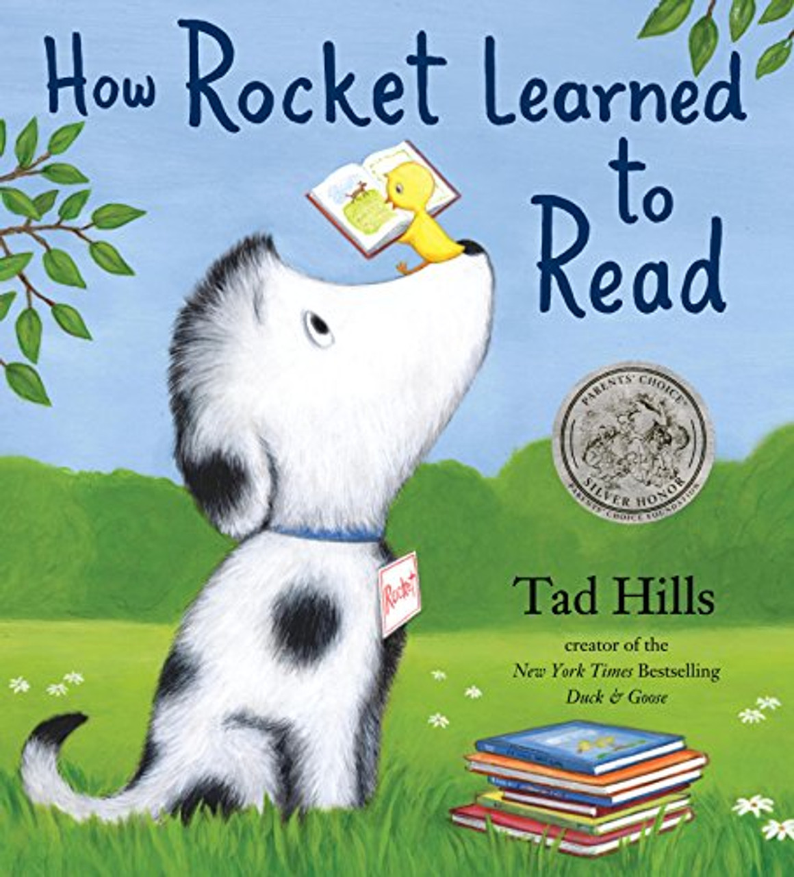 A little yellow bird teaches Rocket the dog how to read by first introducing him to the wondrous, mighty, gorgeous alphabet