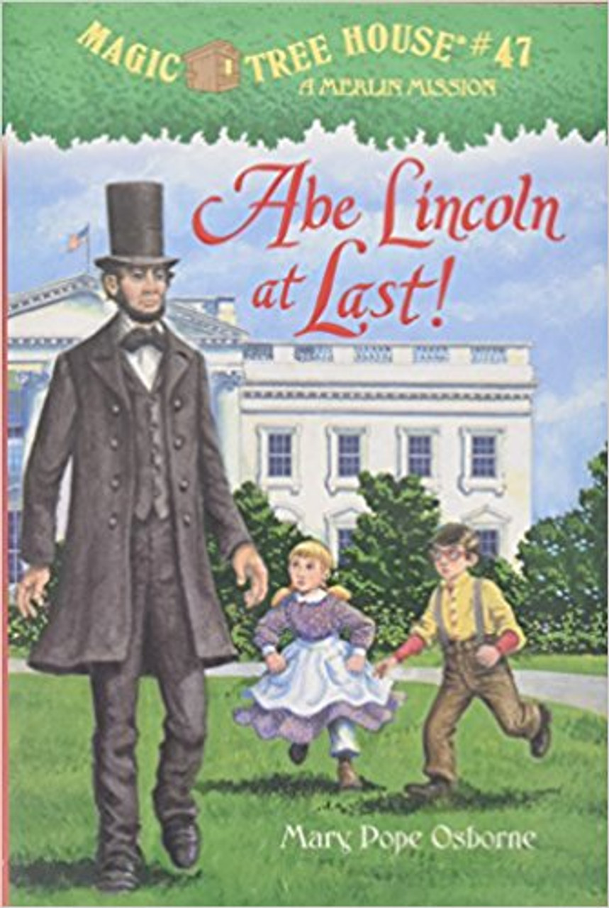 The magic tree house whisks Jack and Annie to Washington D.C. in the 1860s where they meet Abraham Lincoln and collect a feather that will help break a magic spell.