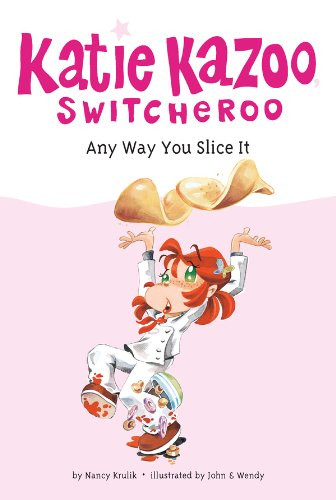 Katie offers to help the owner of her favorite pizza shop run a pizza-eating contest. But when Katie turns into Louie the chef, how will the pizzas for the contest get made? Illustrations.