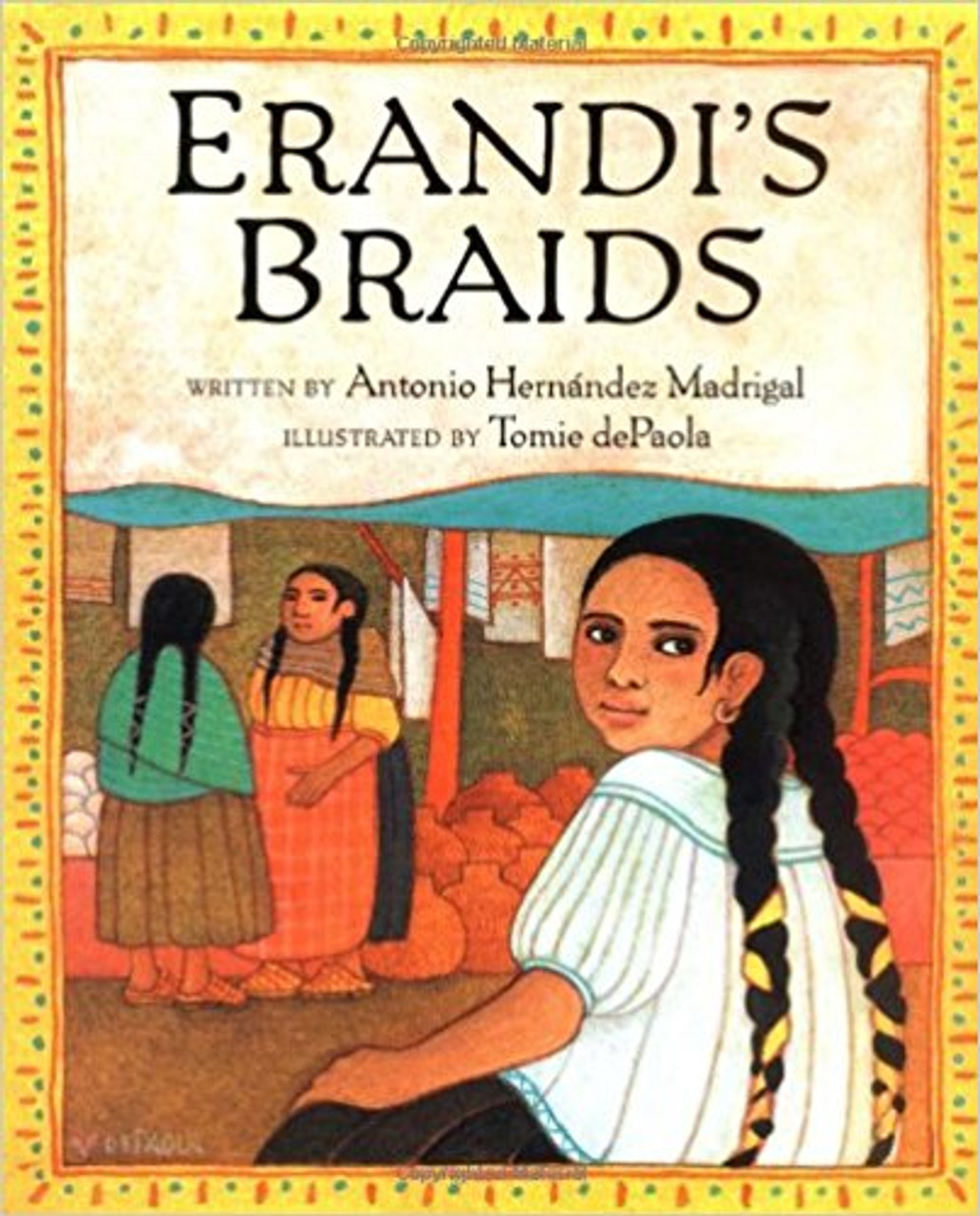 The yellow dress Erandi wants for her birthday will look beautiful with her long, thick braids. However, Mama's fishing net is full of holes, and there isn't enough money to buy both a new net and a birthday dress. This touching tale is sprinkled with Spanish words and expressions. Color illustrations.