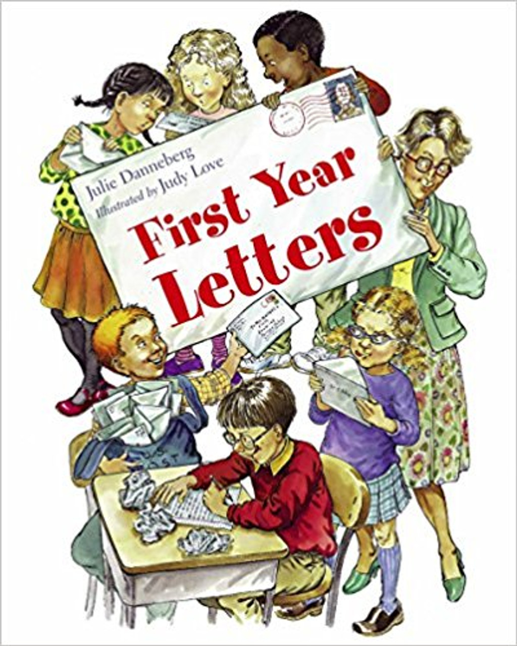 Mrs. Sarah Jane Hartwell delighted children in First Day Jitters. Now her class is learning to write letters for their classroom post office. Follow the class's humorous letters through the school year.