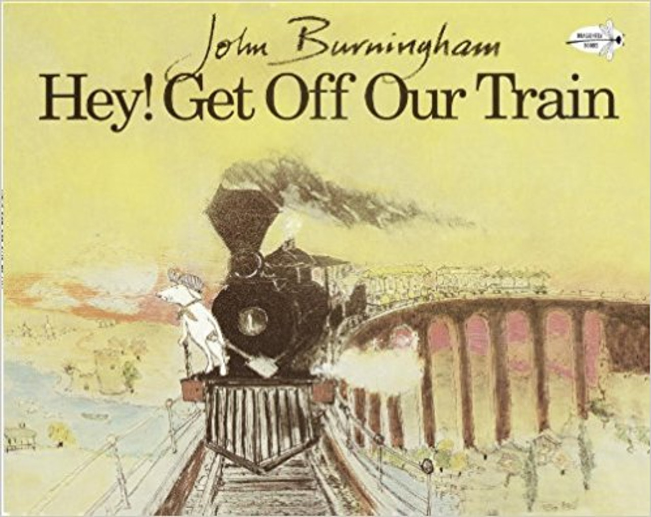 At bedtime a young boy takes a trip on his toy train and rescues several endangered animals.