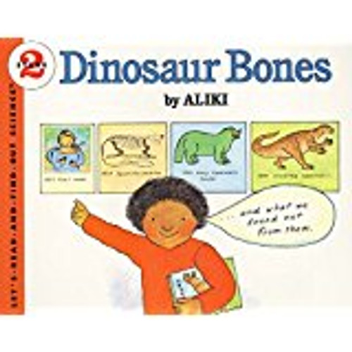 With a lively rhyming text and vibrant paper collage illustrations, author-artist Bob Barner shakes the dust off the dinosaur bones found in museums and reminds us that they once belonged to living, breathing creatures. Filled with fun dinosaur facts (a T. Rex skull can weigh up to 750 pounds!) and an informational "Dinometer," Dinosaur Bones is sure to make young dinosaur enthusiasts roar with delight.