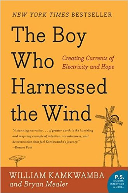 This immensely engaging tale relates how an enterprising teenager in Malawi builds a windmill from scraps he finds around his village and brings electricity--and a future--to his family.