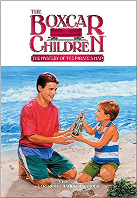 At a seaside resort, the Boxcar Children find a piece of a map that leads to a pirate's treasure. The whole resort goes treasure-map crazy as they try to find out what old Charlie Morgan has buried.