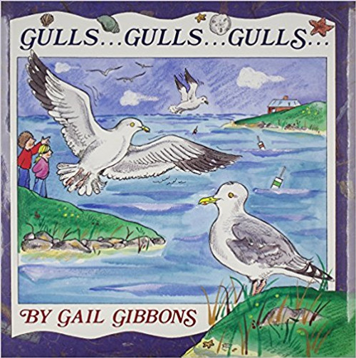 Describes the life cycle, behavior patterns, and habitat of various species of gulls, focusing on those found in North America. 