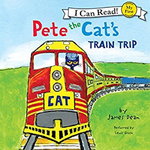 Pete the Cat is back in New York Times bestselling artist James Dean's beginning reader Pete the Cat's Train Trip. Pete can't wait to visit Grandma, especially because he gets to take a train ride to see her! The conductor gives Pete a tour of the train, and Pete gets to see the engine and honk the horn. Pete even makes new friends and plays games on board. What a cool ride!