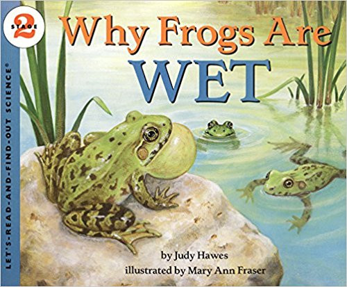 Find out everything about frogs, including why they must always keep their skins wet, in this beautiful book filled with lush and detailed full-color paintings. Find out everything about frogs, including why they must always keep their skins wet, in this beautiful book filled with lush and detailed full-color paintings.