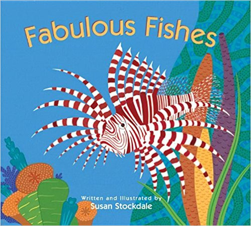 With a simple, rhyming text and brightly colored, richly textured illustrations, author-illustrator Susan Stockdale introduces young readers to different kinds of fish and the underwater world they call home. From the spiky lionfish and the brightly colored clownfish to lanternfishes and hatchetfishes that flash lights so they can find each other in the deepest, darkest parts of the ocean, children will be fascinated by the breadth of sea life depicted. An Afterword offers fascinating facts and an in-depth look at each fish.