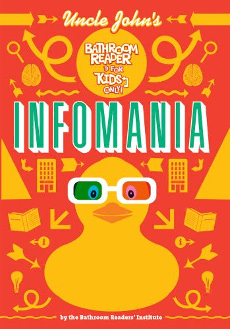 "Infomania" is the compulsive desire to gobble up information, and kids growing up in the information age have it bad. Young infomaniacs are hungry, hungry, hungry for information. Who knows information better than Uncle John? No one! And now he's figured out how to deliver information fixes without computers or modems or the Internet. How? In a handy pocket-sized book packed with fascinating facts! Uncle John's "InfoMania" is bursting with information so compelling, so mesmerizing, so...weird...it could only come from the professional infomaniacs at the Bathroom Readers' Institute, and it's "For Kids Only!" 