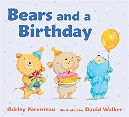 Little bears Floppy, Fuzzy, Yellow, and Calico secretly prepare a birthday cake and gift for Big Brown Bear, whose curiosity's piqued by delicious smells.