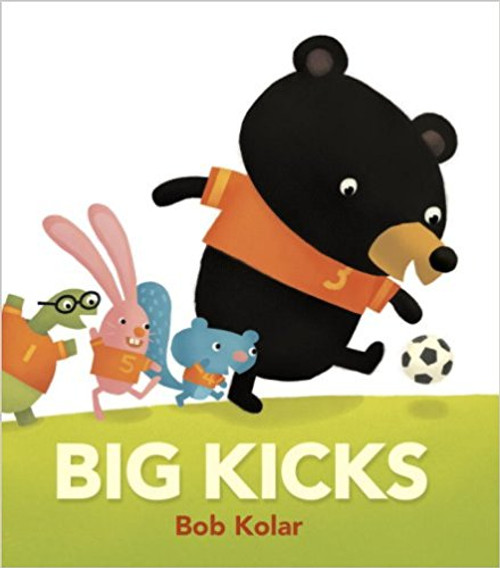  Kids of all sizes and soccer abilities are sure to get a kick out of this droll, vibrantly illustrated story about a lovable (but clumsy) bear and his endearing (but unlucky) soccer team. Full color.