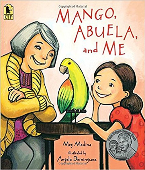 Mia's abuela has left her sunny house with parrots and palm trees to live with Mia and her parents in the city. The night she arrives, Mia tries to share her favorite book with Abuela before they go to sleep and discovers that Abuela can't read the words inside. So while they cook, Mia helps Abuela learn English ("Dough. Masa"), and Mia learns some Spanish too, but it's still hard for Abuela to learn the words she needs to tell Mia all her stories. Then Mia sees a parrot in the pet-shop window and has the perfecto idea for how to help them all communicate a little better. An endearing tale from an award-winning duo that speaks loud and clear about learning new things and the love that bonds family members