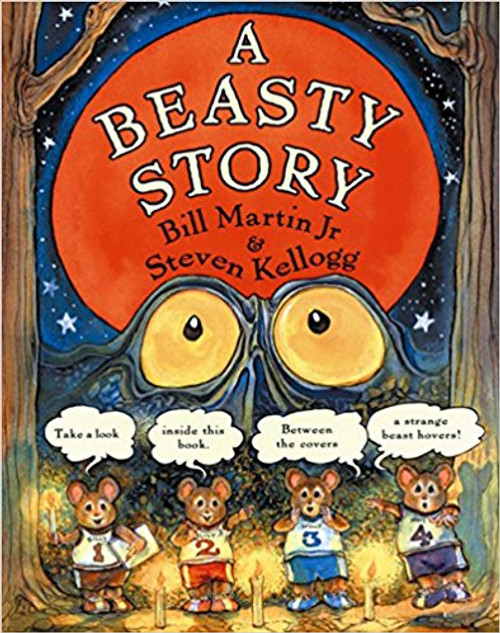 In a dark, dark house, in a dark, dark wood lurks a creepy, beasty . . . BEAST! But don't be scared--this beast may not be so beastly after all. The beloved Bill Martin Jr and Steven Kellogg bring their enormous talents together to create a ghoulish story that's both scary and snug.  Includes fun new book-related activities!