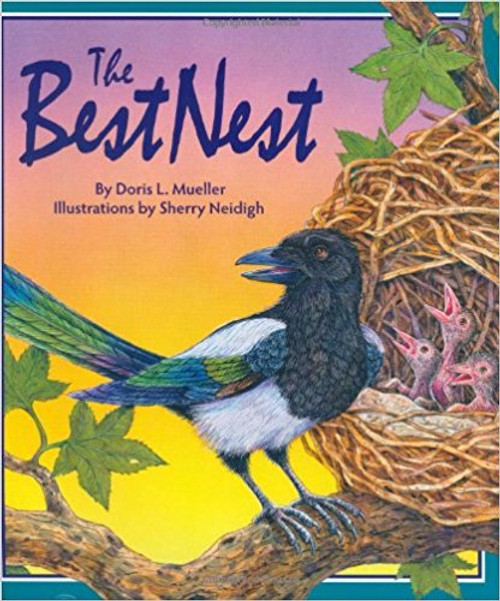 Long ago, when the world was young, the magpies nests were the envy of all other birds. To help the other birds, Maggie Magpie patiently explained how to build a nest.  But some birds were impatient and flew off without listening to all the directions, which is why, to this day, birds nests come in all different shapes and sizes. This clever retelling of an old English folktale teaches the importance of careful listening."