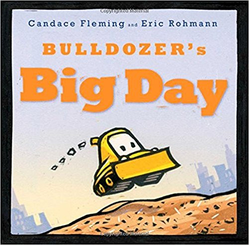 It's Bulldozer's big day, his birthday!  But around the construction site, it seems like everyone is too busy to remember.  Bulldozer wheels around asking his truck friends if they know what day it is, but they each only say it's a work day.  They go on scooping, sifting, stirring, filling, and lifting, and little Bulldozer grows more and more glum.  But when the whistle blows at the end of the busy day, Bulldozer discovers a construction site surprise, especially for him!"