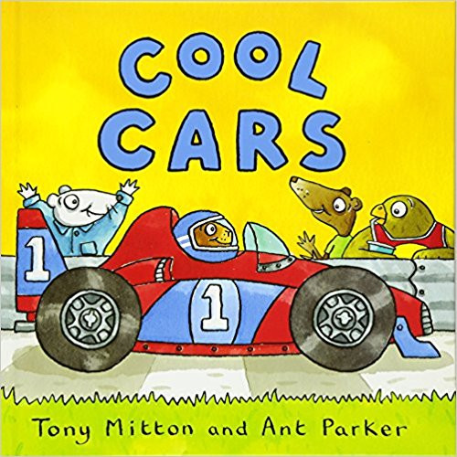 From luxury limousines to speedy sports cars, Amazing Machines: Cool Cars features a wide variety of automobiles-- all driven by kooky animal characters. Lively rhyming text by the award-winning poet Tony Mitton perfectly complements Ant Parker's bold, bright illustrations. A picture dictionary identifying car parts builds vocabulary and makes learning about cars even more fun.