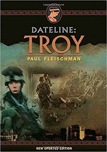 A retelling of the story of the Trojan War illustrated with collages featuring newspaper clippings of modern events from World War I through the Persian Gulf war.