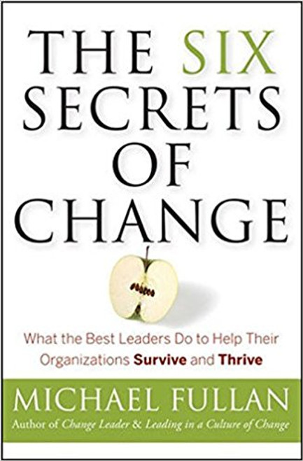 Successful organizations adjust quickly and intelligently to shifts in consumer tastes, political climate, and economic opportunity. How do they do it? The Six Secrets of Change explores essential lessons for business and public sector leaders for thriving in today's complex environment. Fullan draws on his acclaimed work in bringing about large-scale and substantial change in education reform in both public school systems and universities, as well as engaging in major change initiatives internationally. This book is filled with lessons that are insightful, actionable, and concisely communicable.