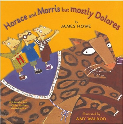 Horace, Morris, and Dolores are inseparable friends...until they're persuaded to join separate boys-and girls-only clubs. Howe's spirited, pun-filled text and Walrod's lively collage art create a gender-bending romp with a message that never overwhelms the sheer fun of the story.