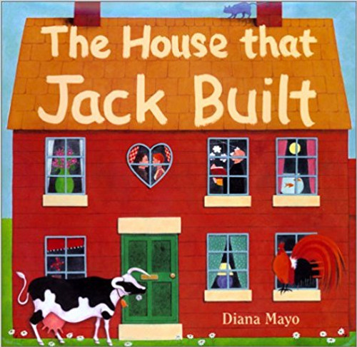 In her debut picture book, Diana Mayo builds a cumulative children's rhyme which gathers pace and complexity as it tumbles across each page.