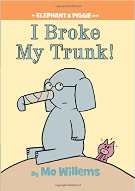 In "I Broke My Trunk!" Gerald tells Piggie the long, crazy story about breaking his trunk.  Will Piggie end up with a long, crazy story of her own?  Full color.