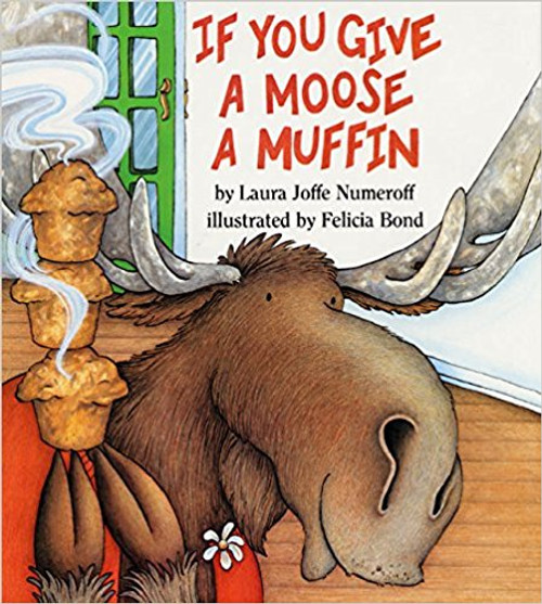 If a big hungry moose comes to visit, you might give him a muffin to make him feel at home. If you give him a muffin, he'll want some jam to go with it. When he's eaten all your muffins, he'll want to go to the store to get some more muffin mix. In this hilarious sequel to If You Give a Mouse a Cookie, the young host is again run ragged by a surprise guest.  Young readers will delight in the comic complications that follow when a little boy entertains a gregarious moose.