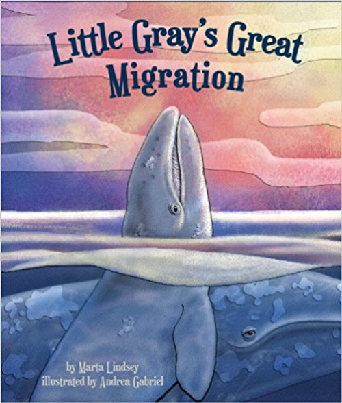 "Little Gray loved his lagoon and the humans who came to visit him there.  One day, Mama announces that they must swim north to a far-away sea.  At first, he is sad to leave his home, but Little Gray soon realizes the importance of their journey.  What happens along the way and how does Little Gray help his mother?  Swim along with Little Gray as he finds the way to this special, food-filled sea."