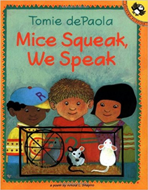 Crickets creak. Mice squeak. Sheep baa. But I SPEAK!  Three children lead us through a menagerie of animals and the sounds they make. Young children won't be able to resist roaring, hooting, and neighing along!