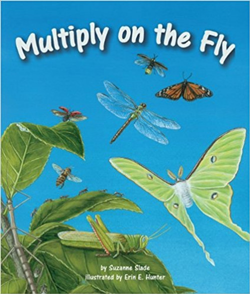 From pirate bugs to spittlebugs to lovely Luna moths, children will love learning about the world's insects in Multiply on the Fly!  Following in the footsteps of What's New at the Zoo? and What's the Difference, this rhythmic book teaches multiplication in a way that will make children bug you for more.  Teeming with fun facts, readers will multiply with a variety of insects, including daring dragonflies, hungry honeybees, and stealthy walking sticks. The For Creative Minds section in the back of the book keeps the fun rolling with facts about the insect life cycle, matching insect activities, and multiplication guides to make anyone a multiplication master.