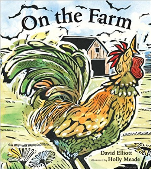 Verse and woodcut with watercolor illustrations evoke the world of the family farm.