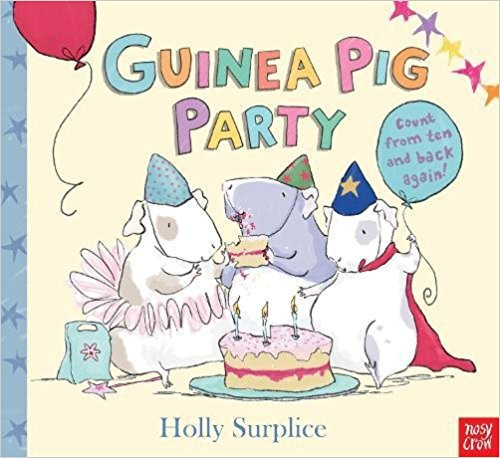 Count from 10 and back again with the sweetest-ever guinea pigs. Based on a familiar counting rhyme and combining counting and cute animals, this book makes a perfect birthday gift. Full color.