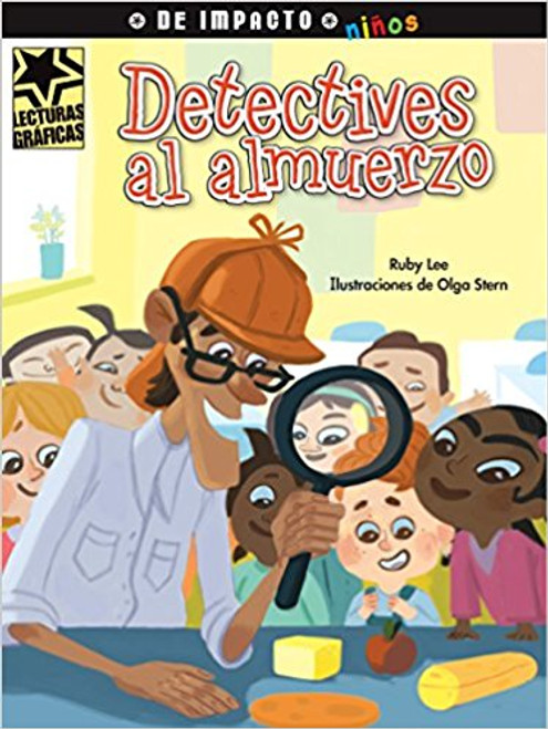 In this Spanish language graphic reader, Sr. Anteojos teaches his class how to recognize shapes in everyday objects.