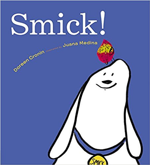 Smick is a big dog. Chick is a little chick. So what happens when they see a stick?.