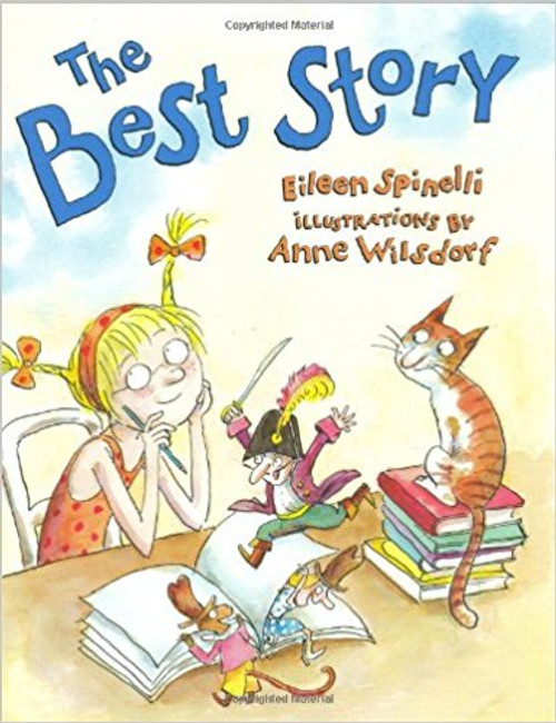 The library is having a contest for the best story, and the quirky narrator of this story just has to win that roller coaster ride with her favorite author. But what makes a story the best? Spinelli and Wilsdorf deliver a heartfelt tale about creativity and finding one's voice.