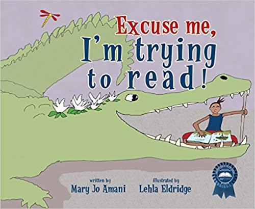 When a young girl tries to read surrounded by elephants, lions, monkeys, and zebras, she is surprised, scared, and amused. When the animals want to read, the tables are turned.