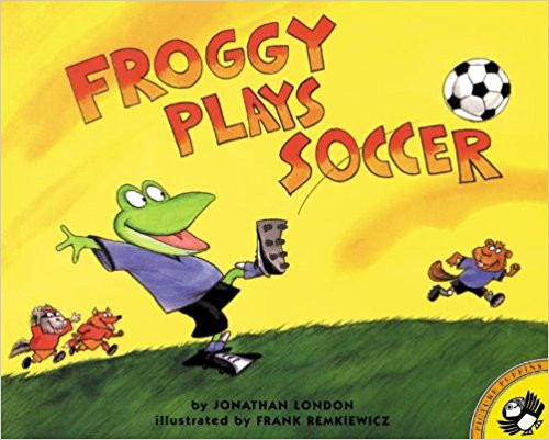 Froggy is ready for the big soccer game--his team is playing the Wild Things for the City Cup. All Froggy has to do is remember not to use his hands. But Froggy is busy doing cartwheels and picking daisies. Ideal for budding soccer players and Froggy's fans.