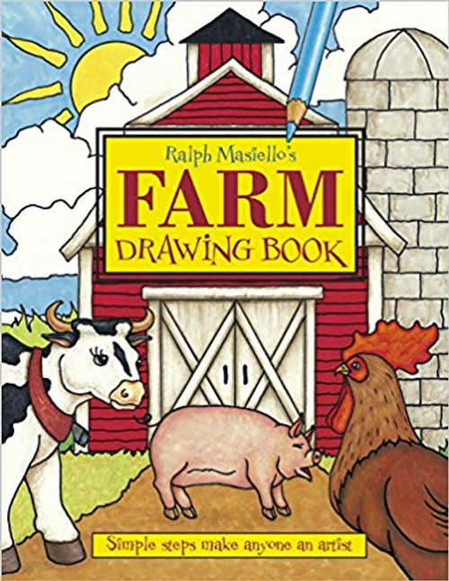 With a chick, chick here, and a billy goat there, Old Masiello had a farm. Young artists can learn to draw chickens, cows, horses, pigs, and a barnyard full of animals in this easy step-by-step drawing book. Ralph even shows how to draw a tractor and a barn! Extra challenges help more advanced artists complete their farm scenery with grass, flowers, fences, and more! The latest addition to Ralph Masiello's drawing book series is sure to appeal to kids who love to draw.