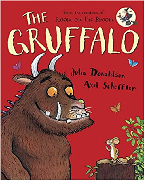  A clever mouse uses his imagination to conjure up a vicious "gruffalo" to ruin the appetites of the hungry woodland animals he meets. Full color.