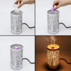 7" Touch lamp/Oil burner/Wax warmer- Silver Forest