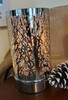 7" Touch lamp/Oil burner/Wax warmer- Silver Forest