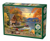 1,000 Piece Puzzle- Lakeside Retreat