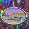 Hand-painted Wooden Ornament- Loons "Adirondacks"