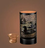 7" Touch lamp/Oil burner/Wax Warmer-Black Loons