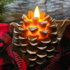 Pine Cone Flameless LED Candle 
