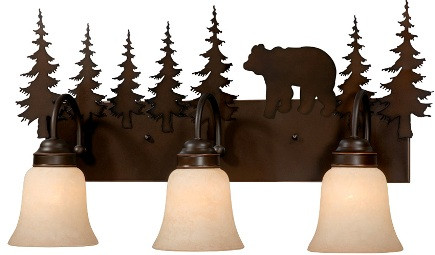 Bozeman Vanity Light 3 or 4 light Adirondack Country Store