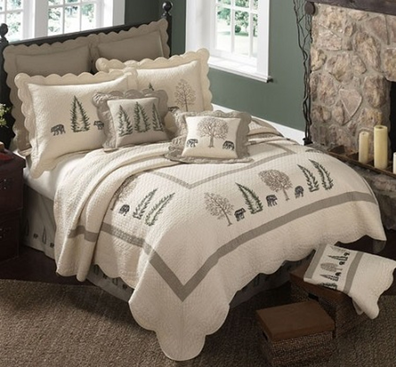 Bear Creek Bedding Options Available Adirondack Country Store