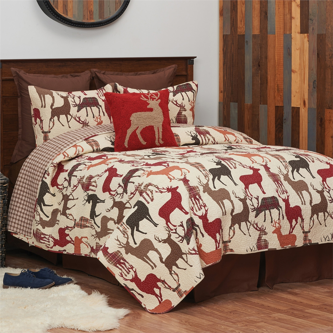 Deer Country Quilt Set Shop Rustic Bedding