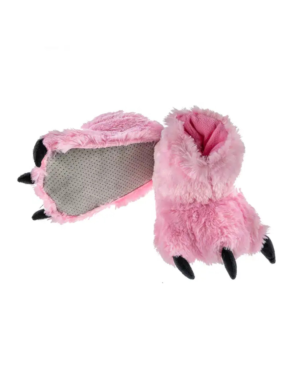 Pink bear 2024 paw slippers