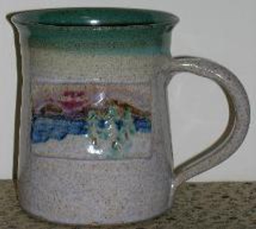 Hand Painted Adirondack Lake Mug